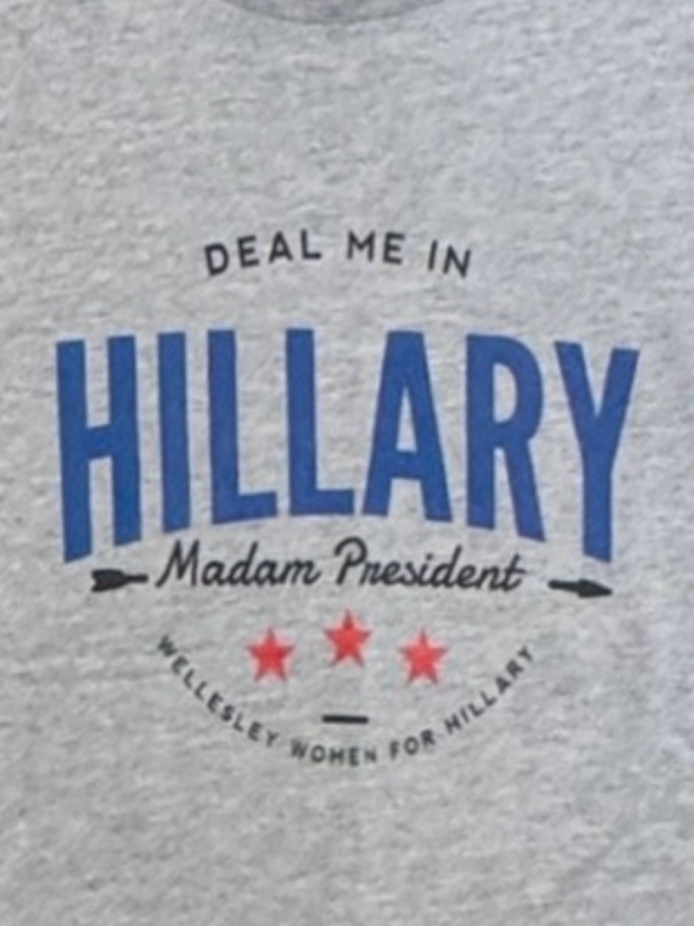 Hillary Clinton Wellesley College T-Shirt XS